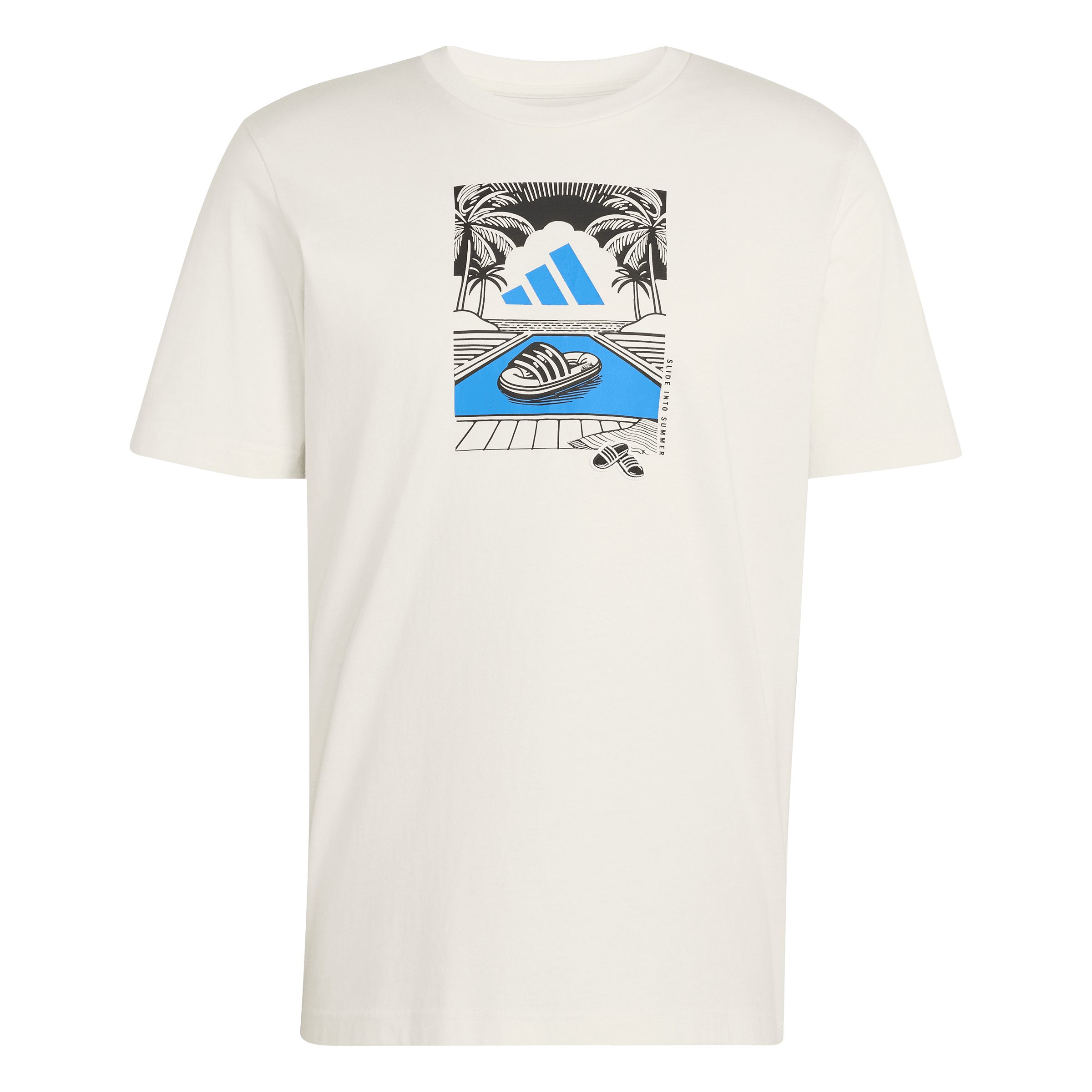 adidas Men's Summer Slide Relax Graphic Short Sleeve T-Shirt