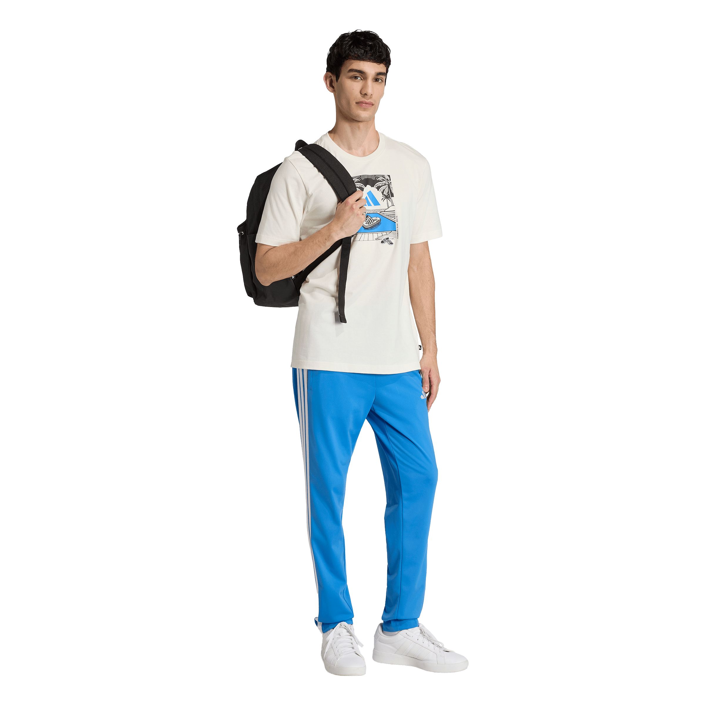 adidas Men's Summer Slide Relax Graphic Short Sleeve T-Shirt