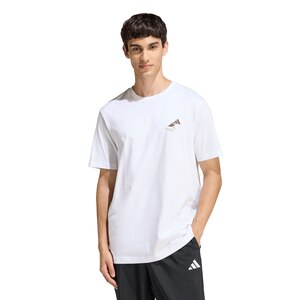 adidas Men's Coffee Cafe Cheesecake Graphic Short Sleeve T-Shirt