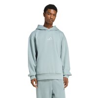 adidas Men's ALL SZN Fleece Pullover Hoodie Front_Flat