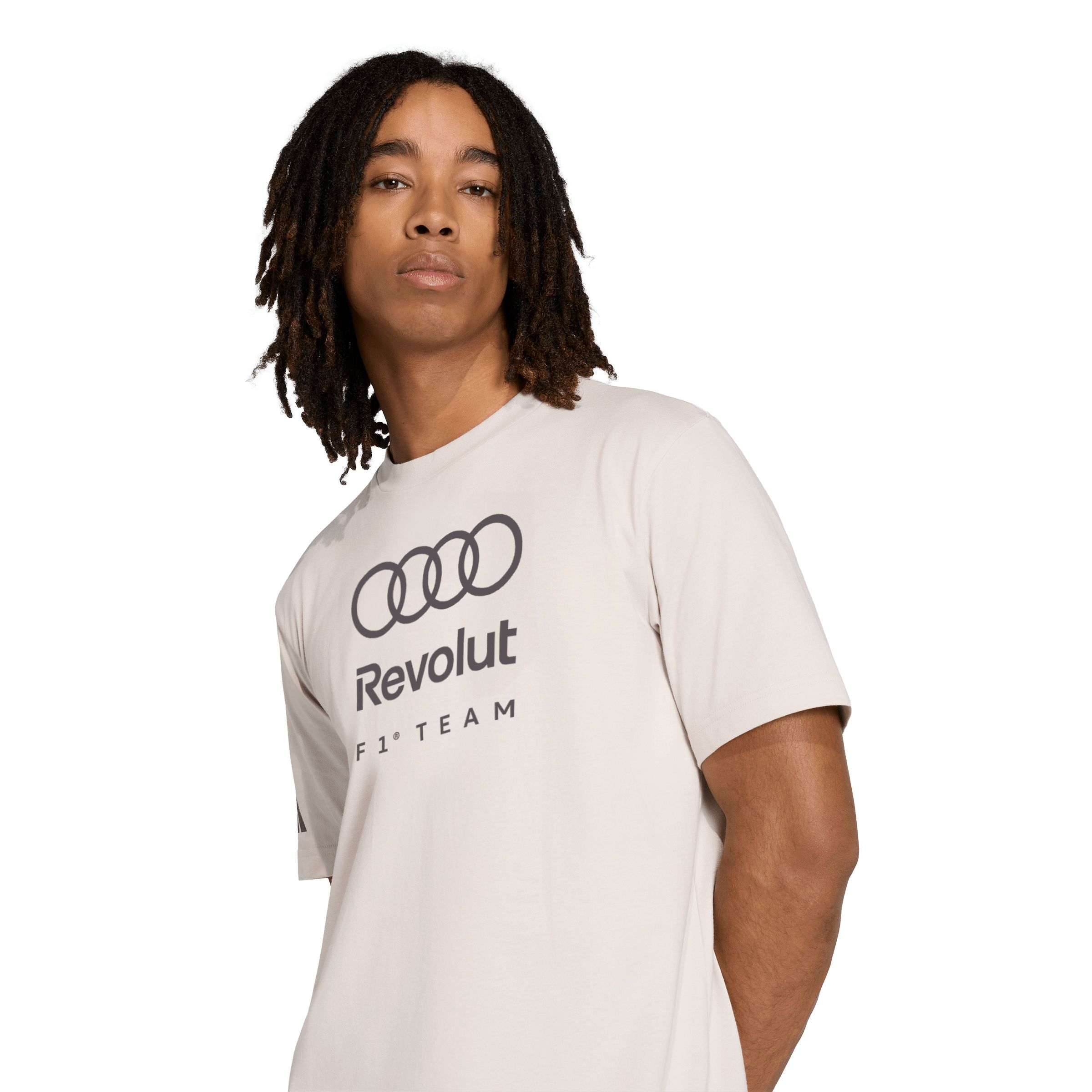 adidas Men's Audi Revolut F1 Team DNA Graphic Short Sleeve T-Shirt