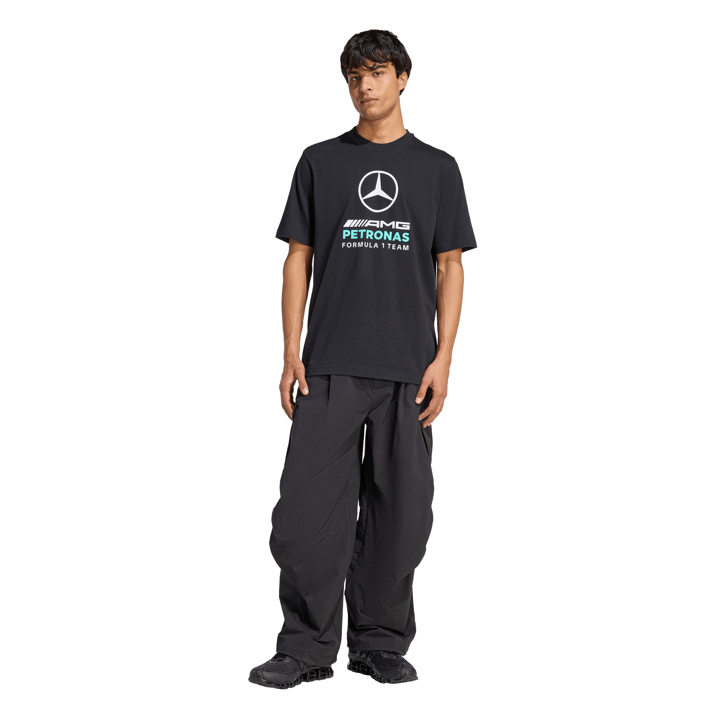 adidas Men's Mercedes - AMG Petronas F1 Team DNA Graphic Short Sleeve T-Shirt