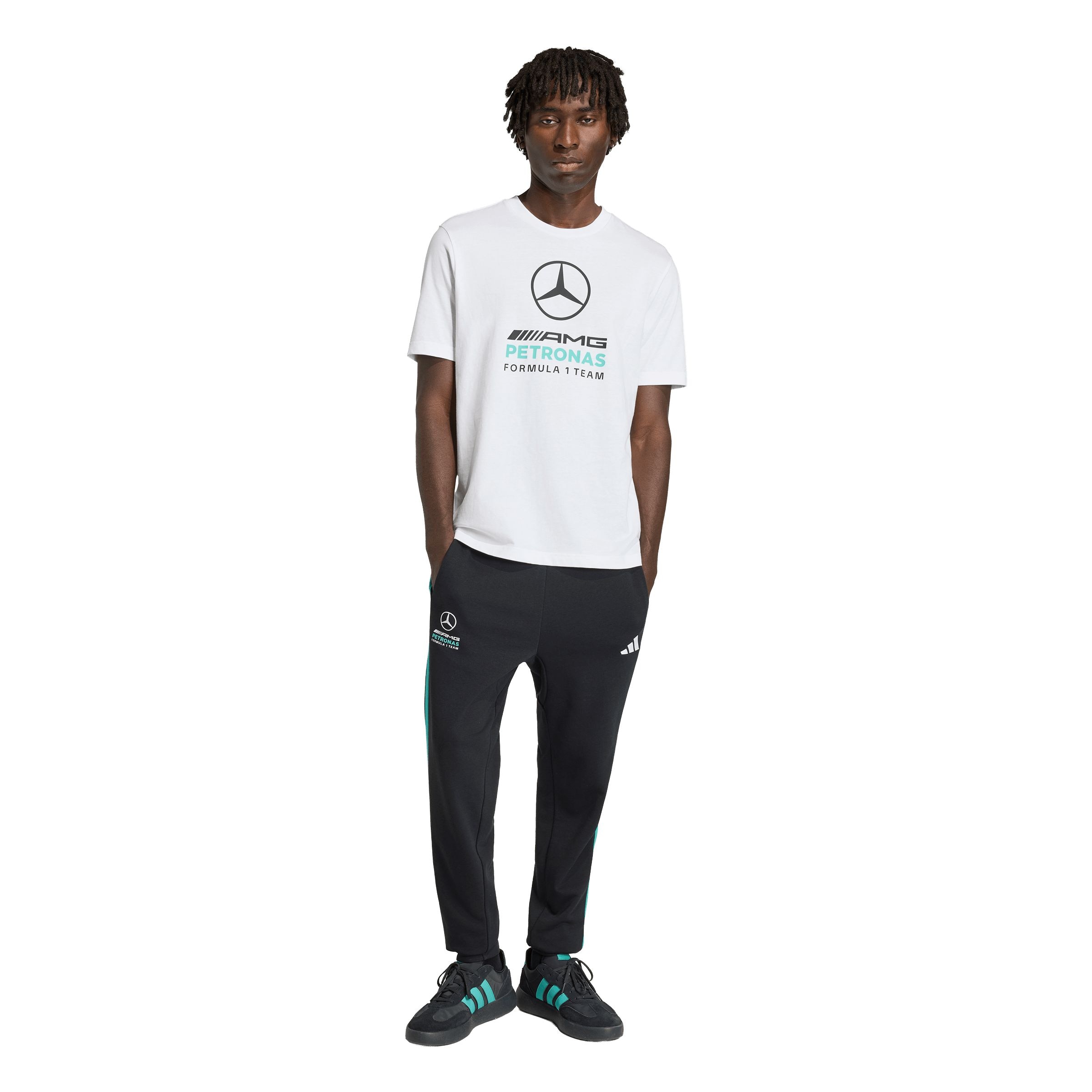 adidas Men's Mercedes - AMG Petronas F1 Team DNA Graphic Short Sleeve T-Shirt