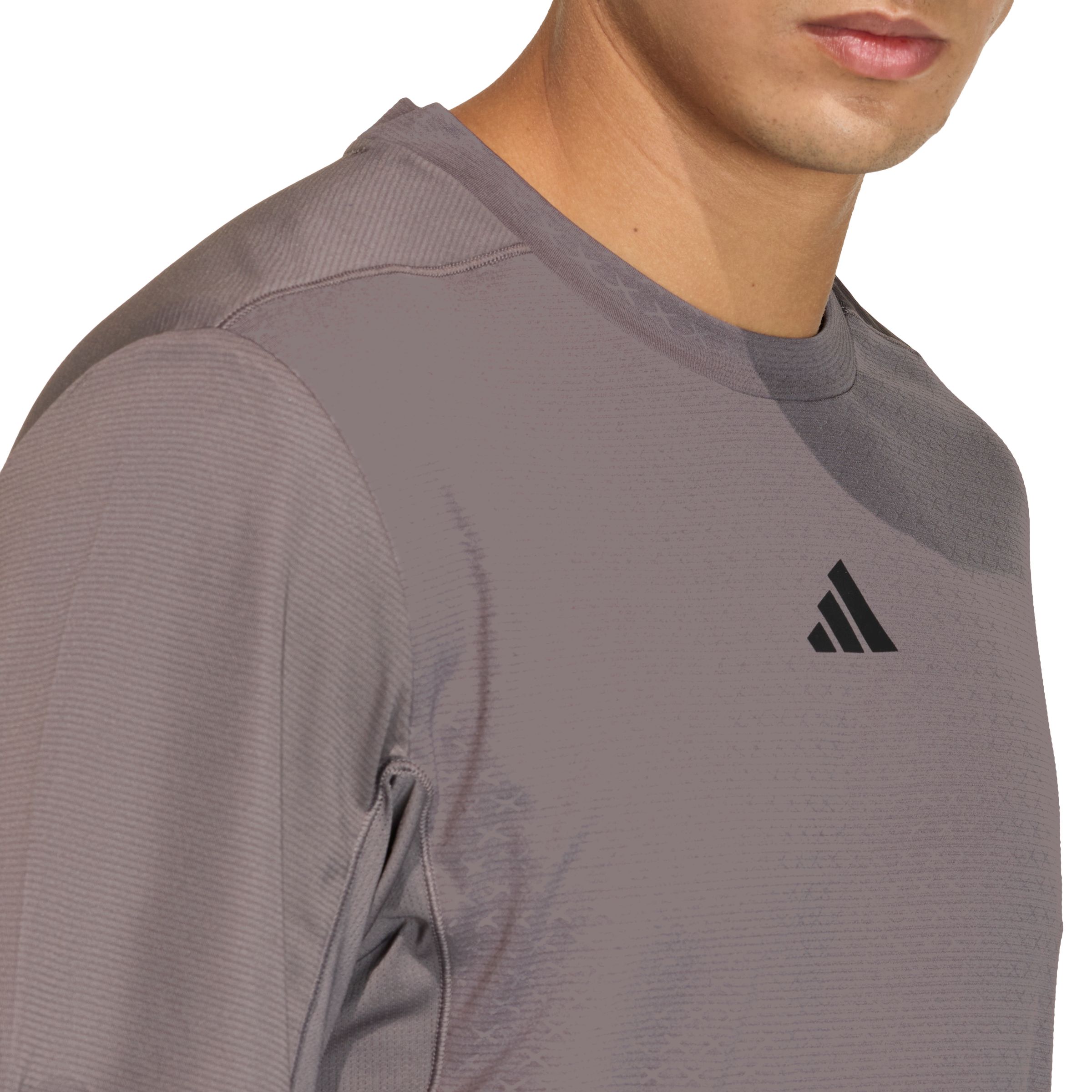 adidas Men's D4T PrimeLift 3-Stripe Short Sleeve T-Shirt