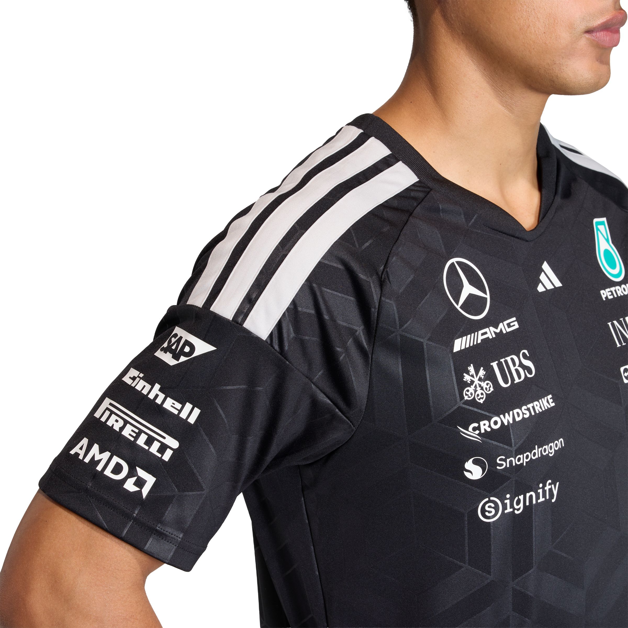 adidas Men's Mercedes - AMG Petronas F1 Team Dr Short Sleeve Jersey