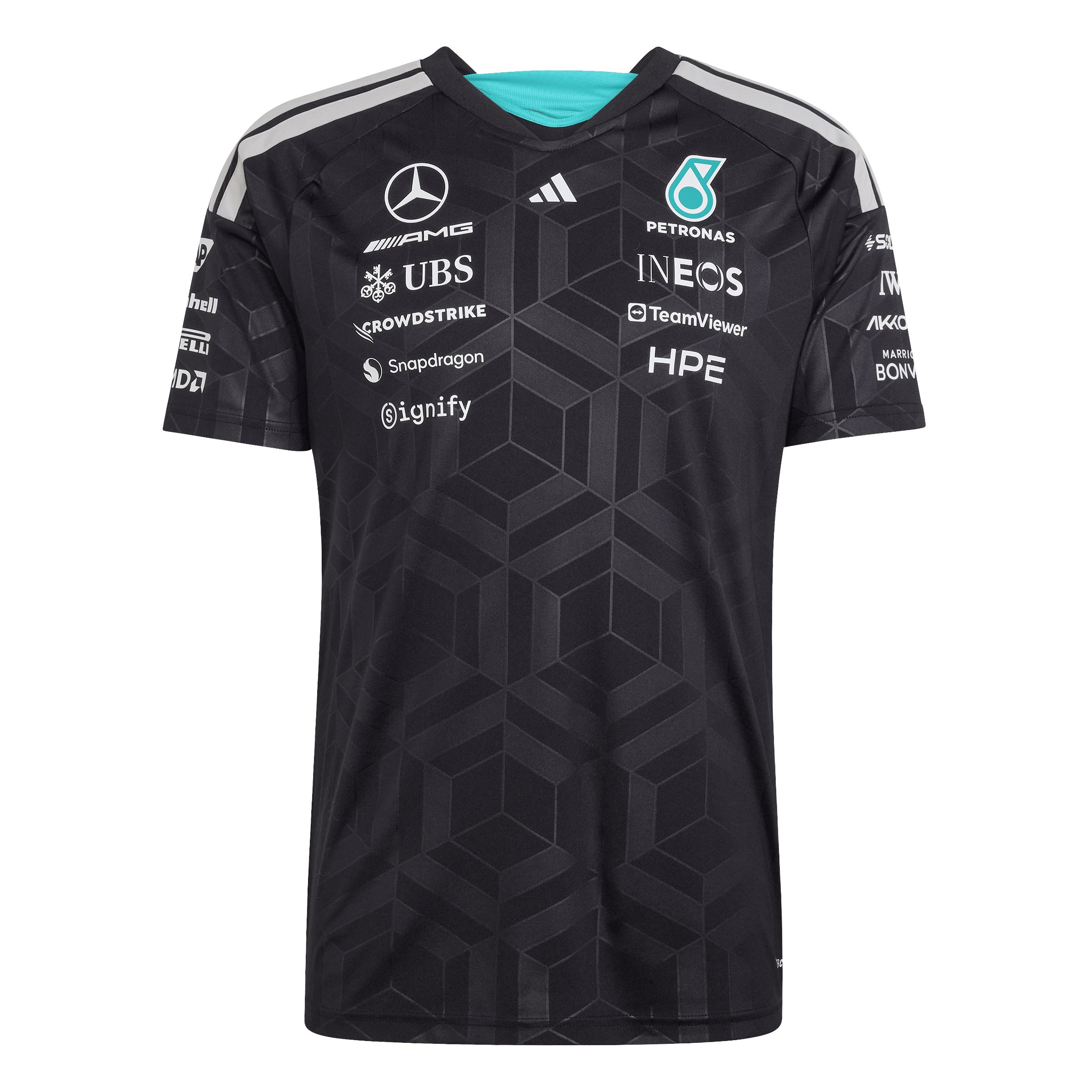 adidas Men's Mercedes - AMG Petronas F1 Team Dr Short Sleeve Jersey