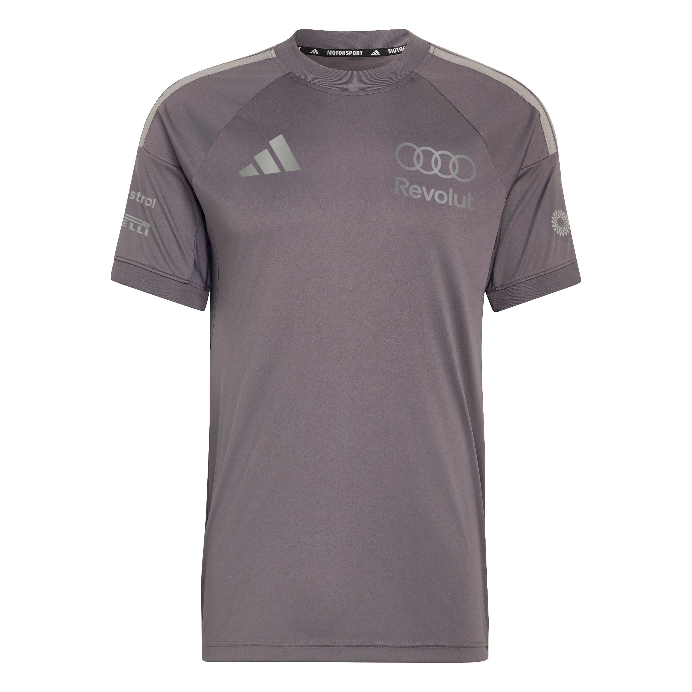 adidas Men's Audi Revolut F1 Team Driver Short Sleeve Replica Jersey