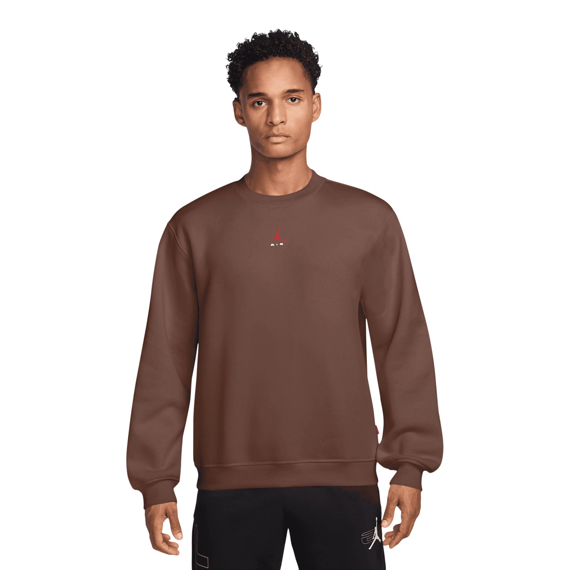 Jordan Men's Brooklyn Street Brushed Back Crew Hoodie