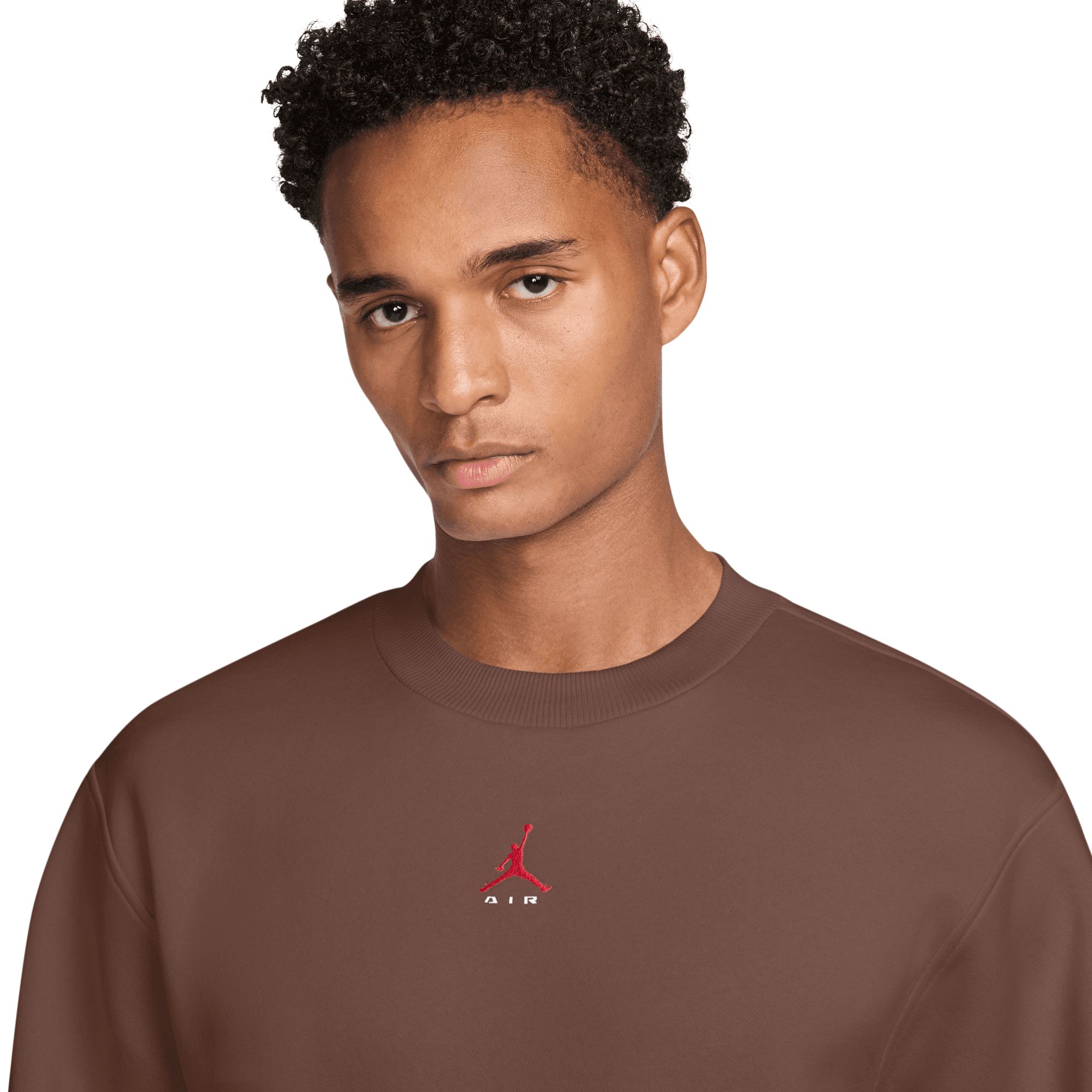 Jordan Men's Brooklyn Street Brushed Back Crew Hoodie