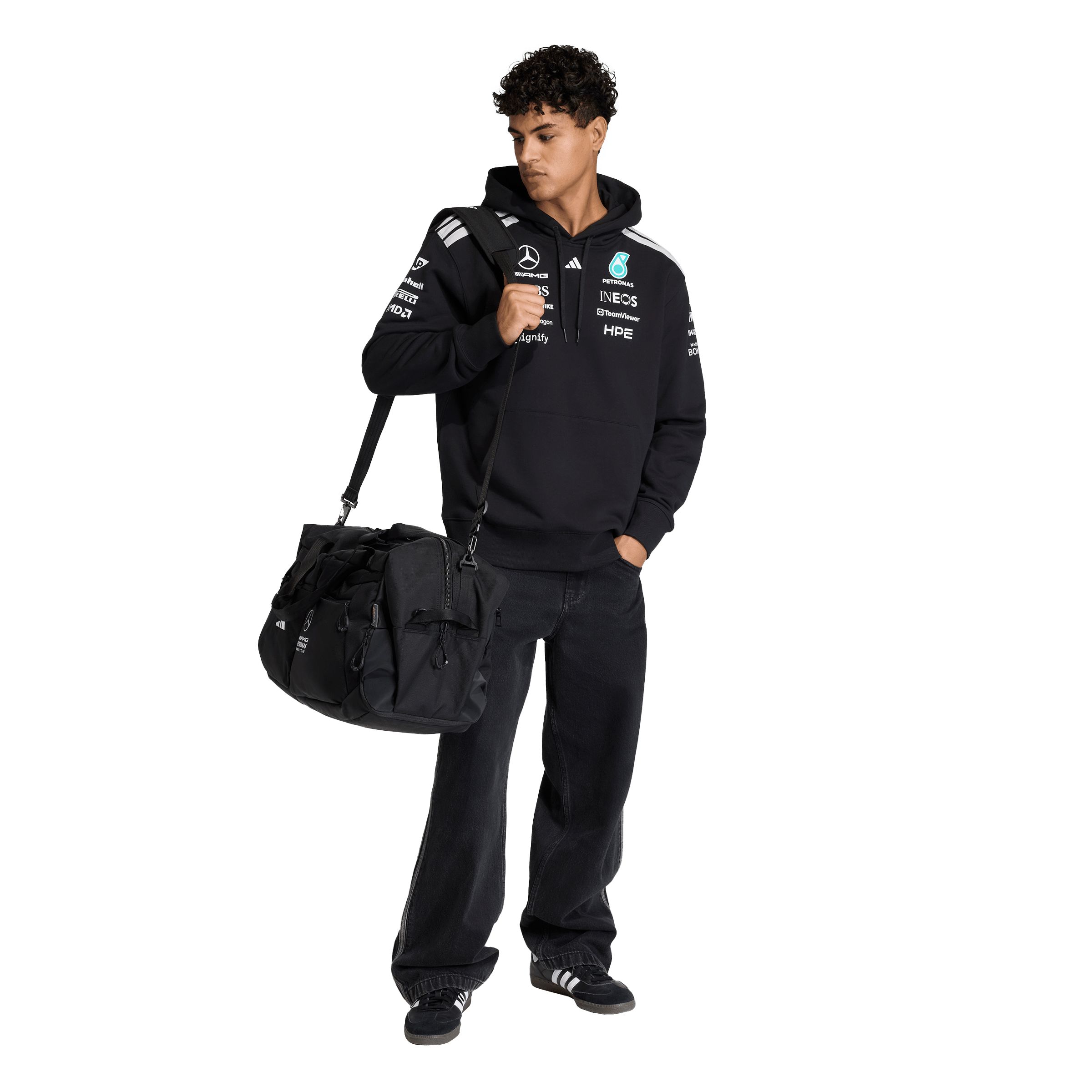 adidas Men's Mercedes Petronas F1 Driver Hoodie