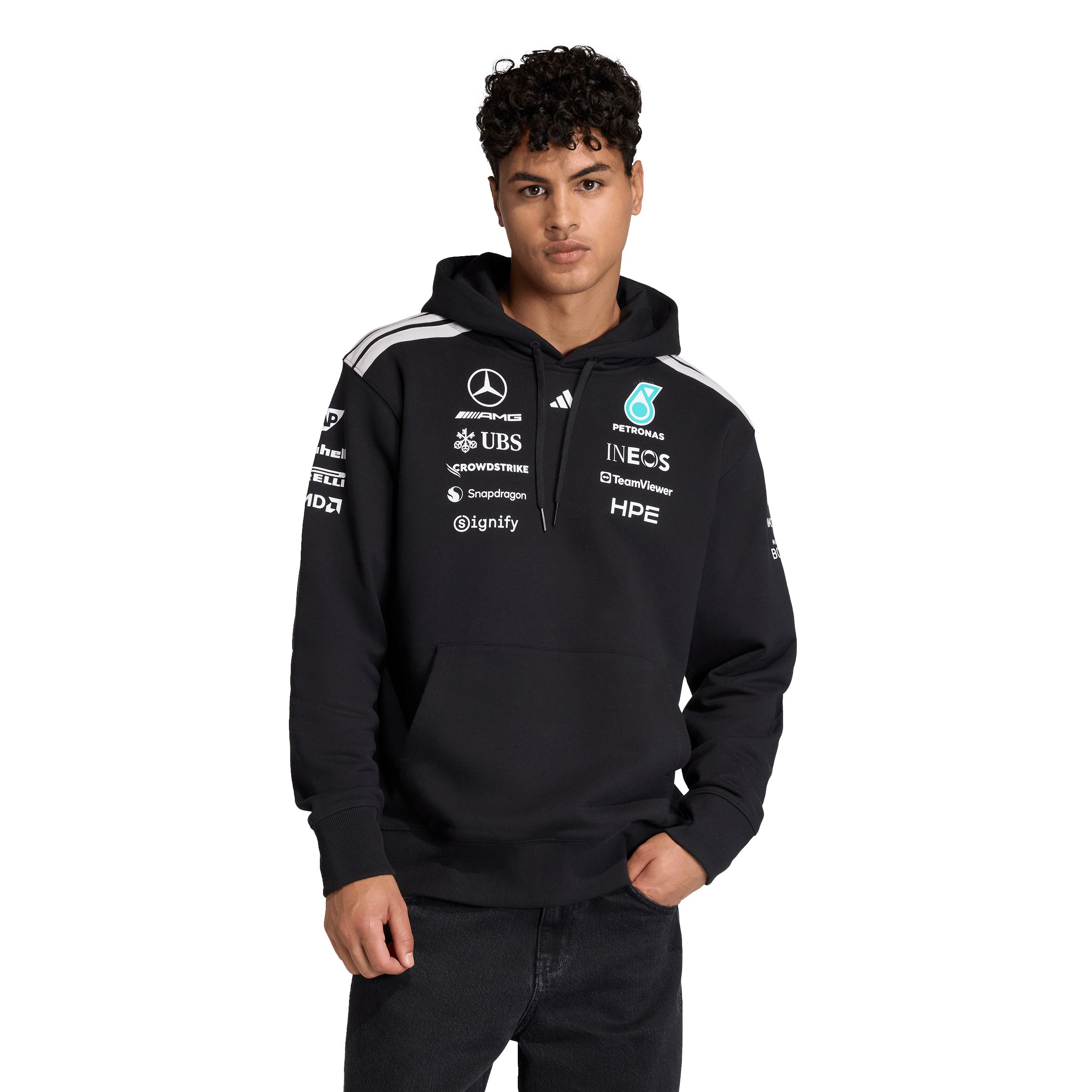 adidas Men's Mercedes Petronas F1 Driver Hoodie