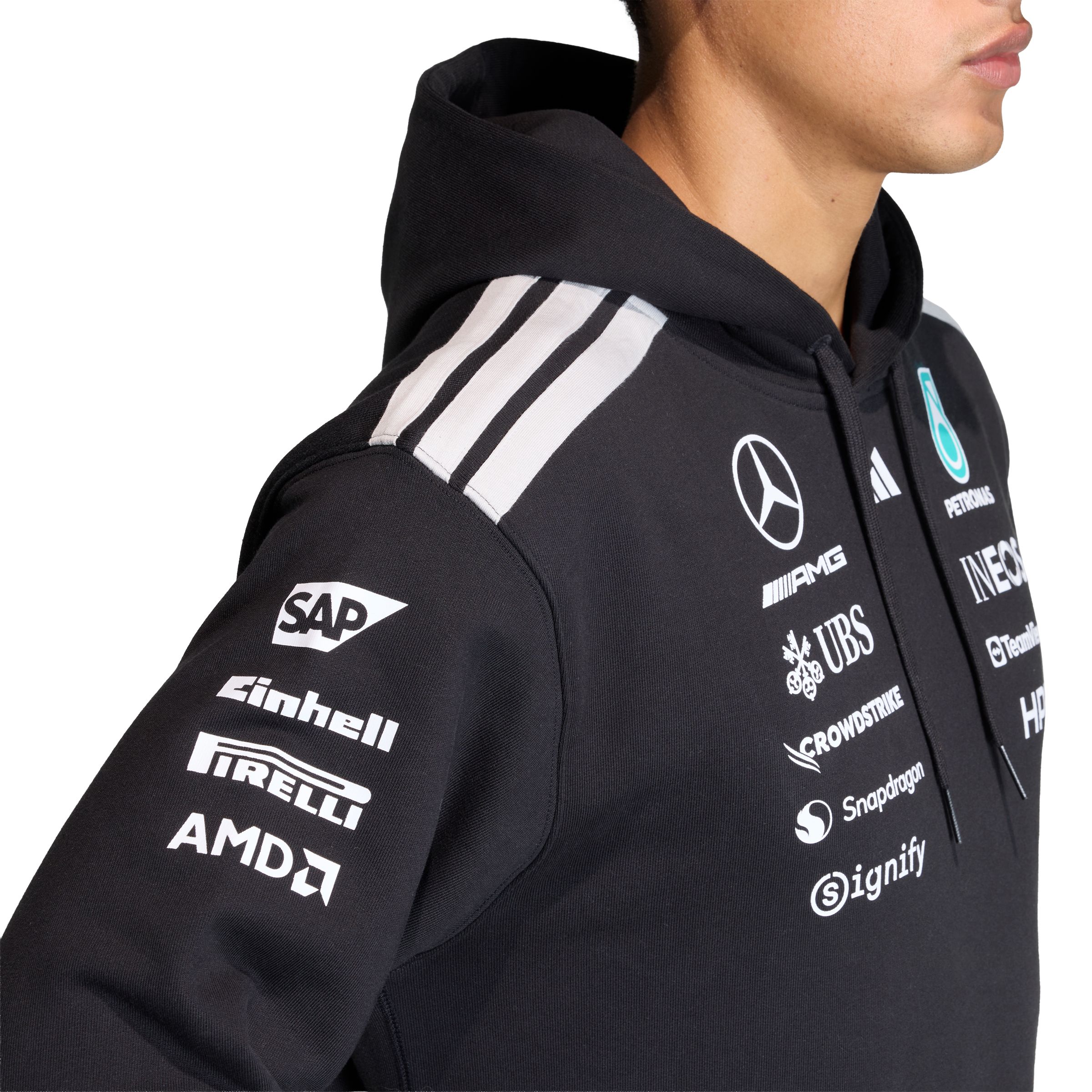 adidas Men's Mercedes Petronas F1 Driver Hoodie