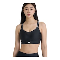 Under Armour Women's Infinity High Pad Adjustable Sports Bra Front_Angled_Left