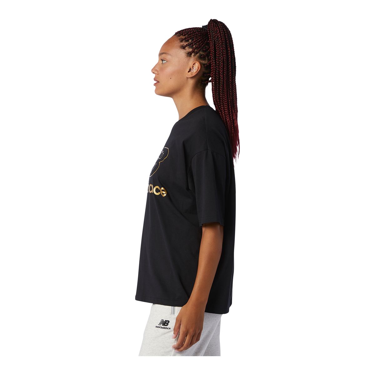 New Balance Women's Sporstwear Athletic Village Short Sleeve T Shirt