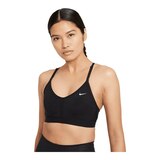 Nike Women's Indy V-Neck Sports Bra, Low Impact, Padded Front_Angled_Left