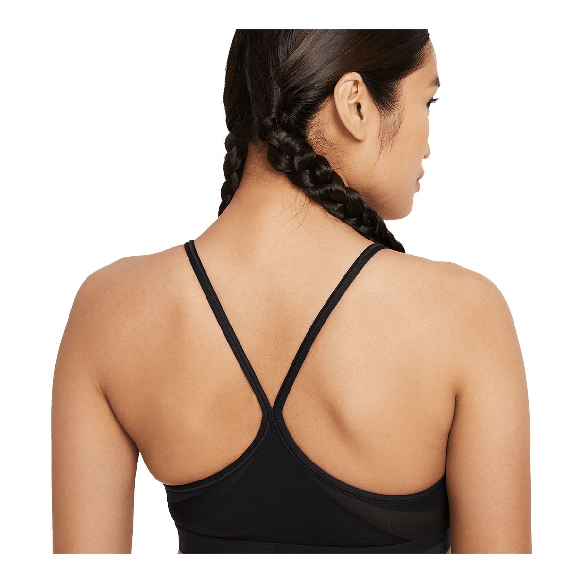 Nike Women's Indy V-Neck Sports Bra, Low Impact, Padded