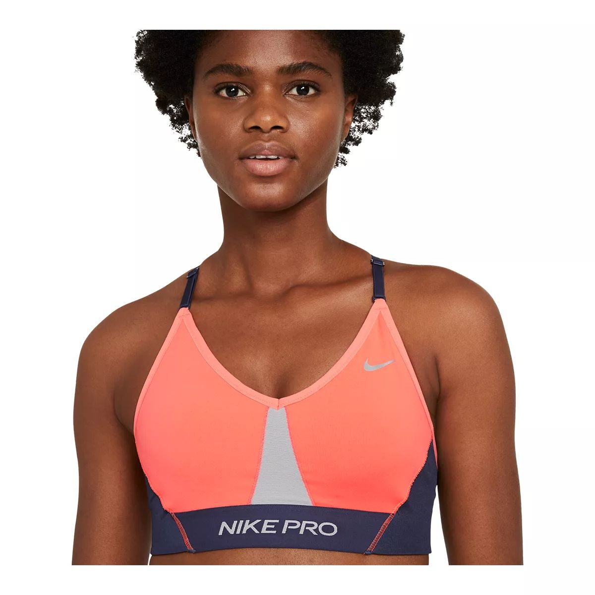 Nike Women's Pro Luxe Indy Sports Bra, Low Impact