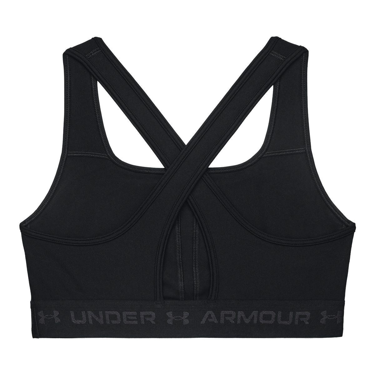 Under Armour Women's Armour Mid Crossback Matte/Shine Sports Bra 1362612