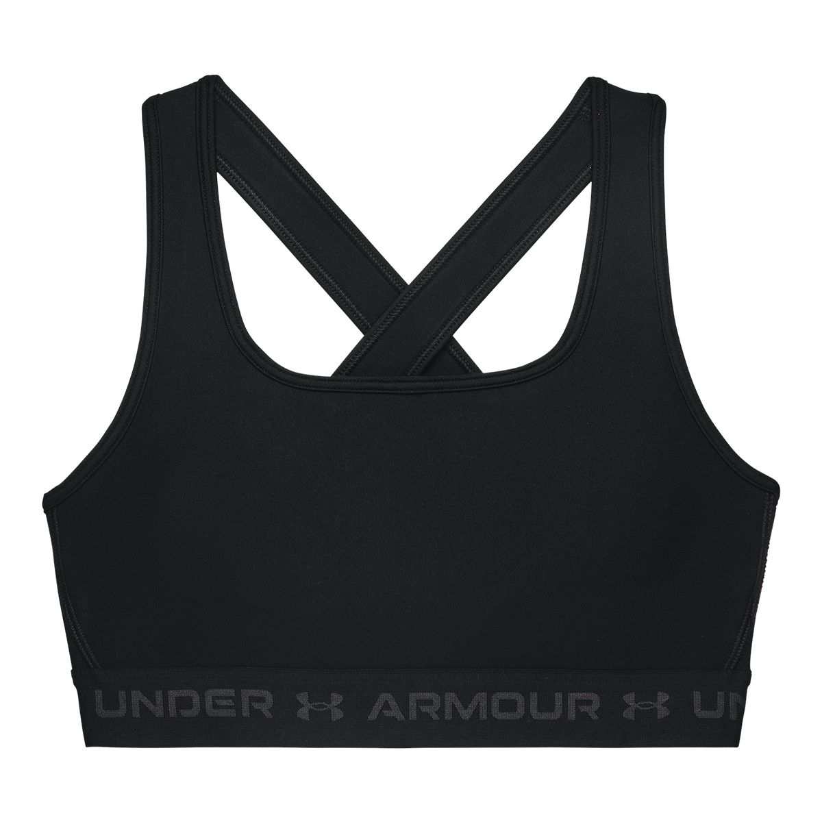 DSG, Intimates & Sleepwear, Dsg Sports Bra Womens Xl Black Compression  Padded Mid Support Crossback Solid