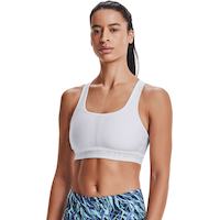 Under Armour Women's Crossback Sports Bra Front_Angled_Left