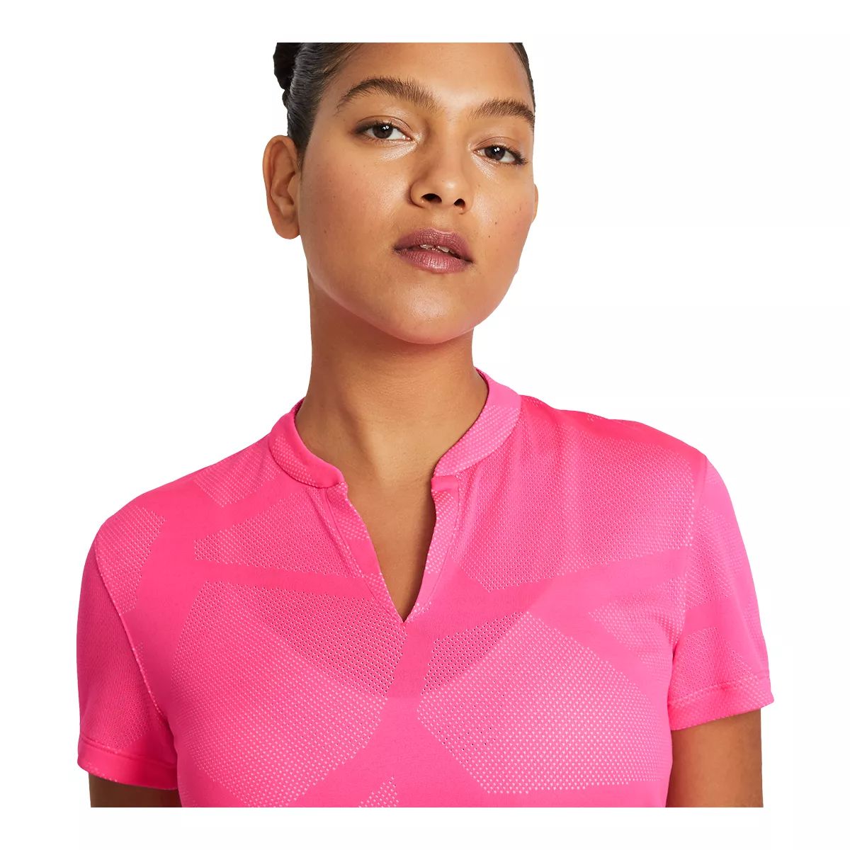 Nike Golf Women's Breath Course Jacquard Polo T Shirt