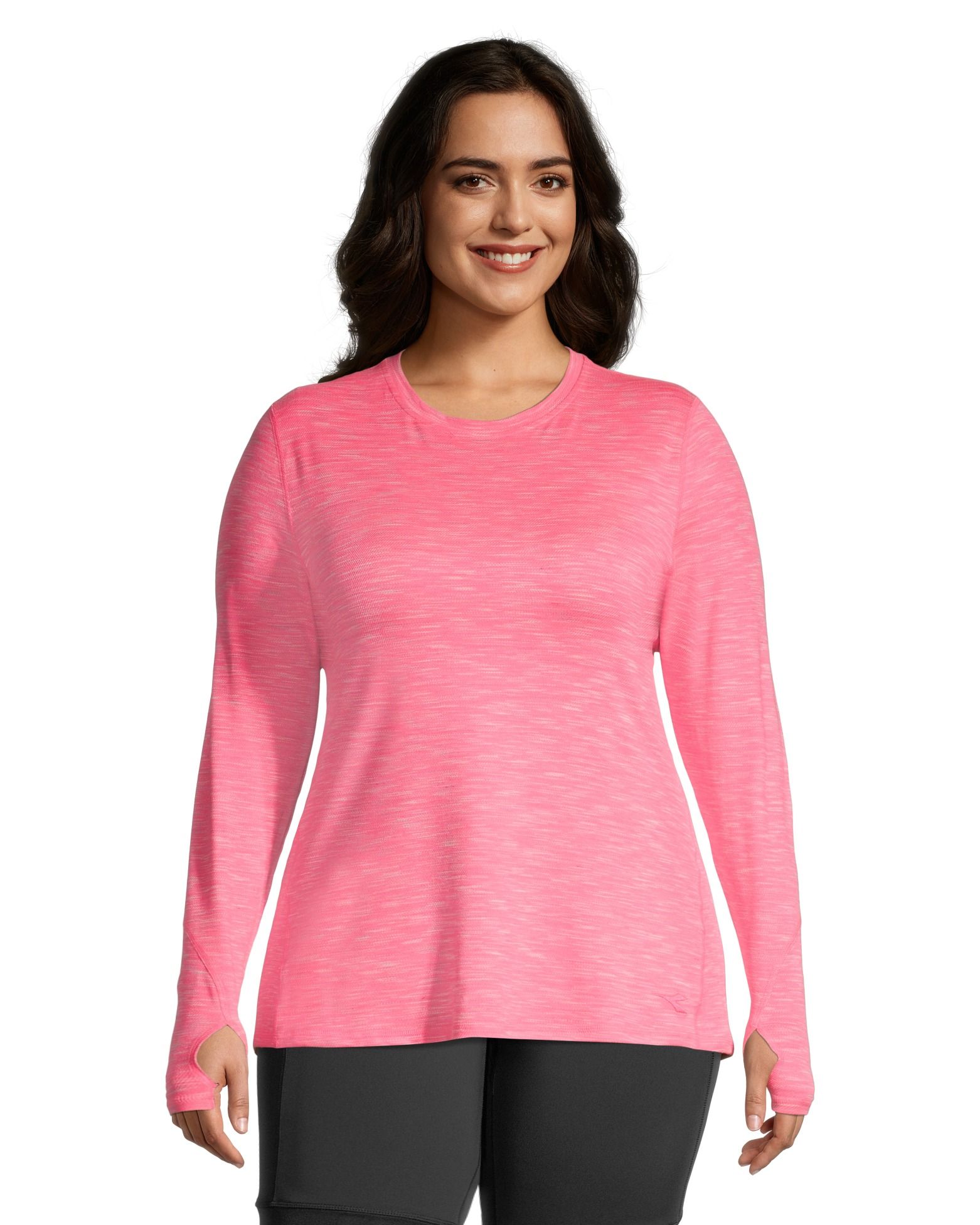 Diadora Women's Plus Size Essential Training Long Sleeve Shirt