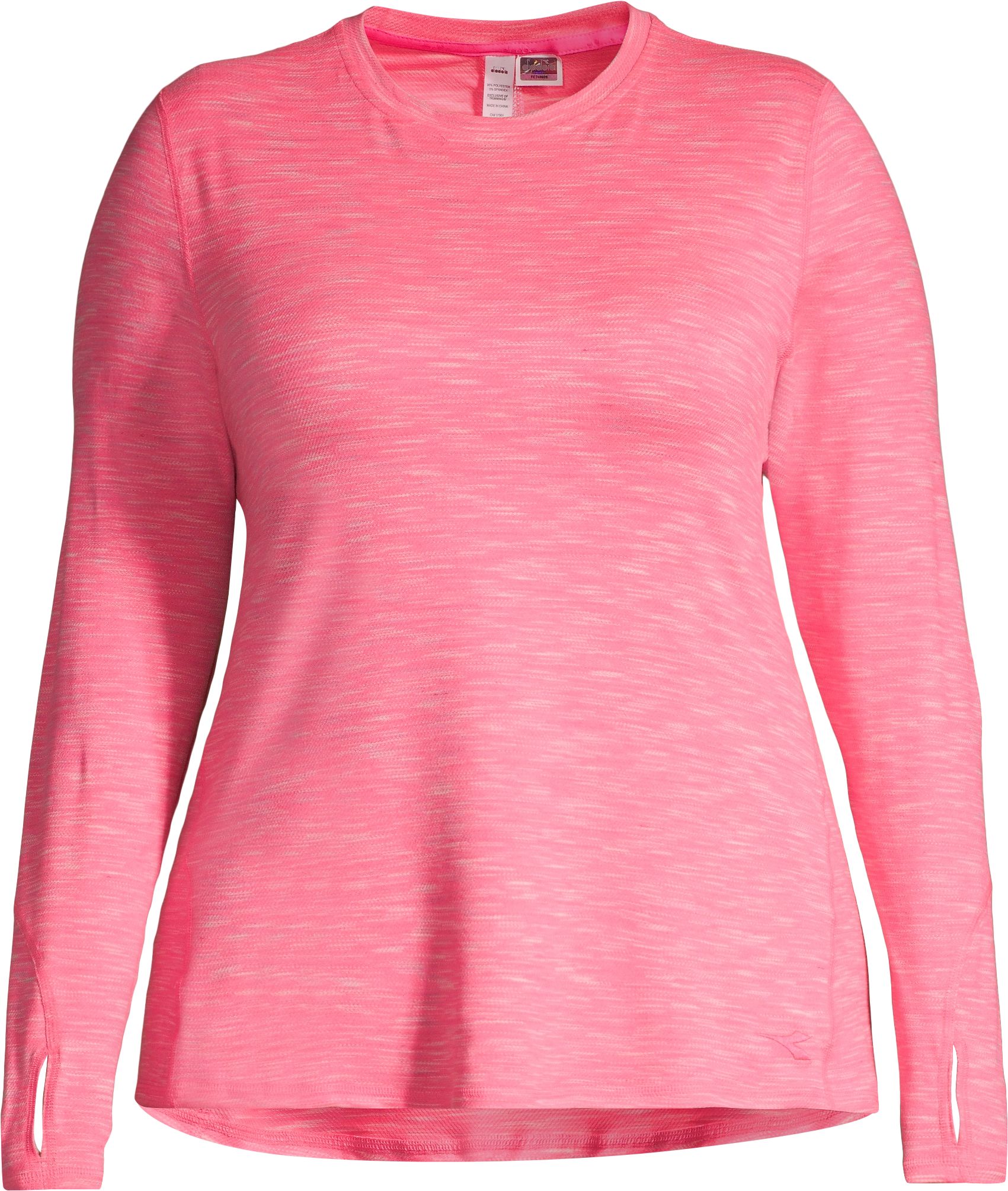 Diadora Women's Plus Size Essential Training Long Sleeve Shirt