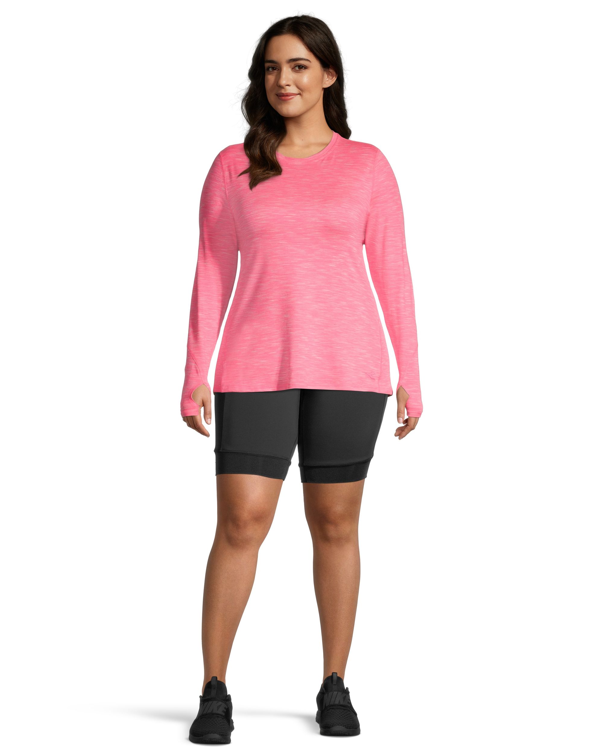 Diadora Women's Plus Size Essential Training Long Sleeve Shirt