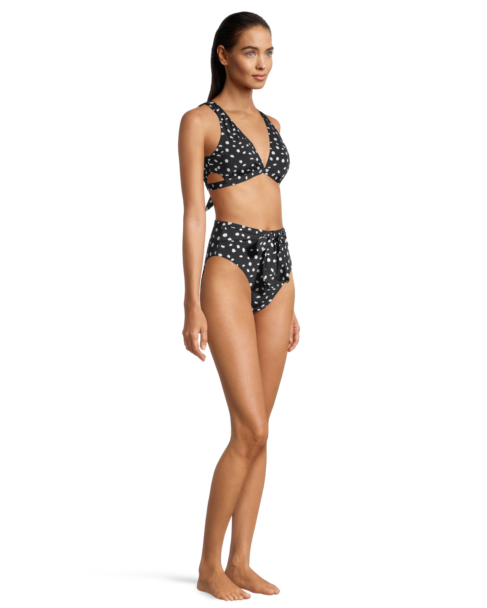 Ripzone Women's Mokomon Tie Back Swimsuit Bikini Top, Beach