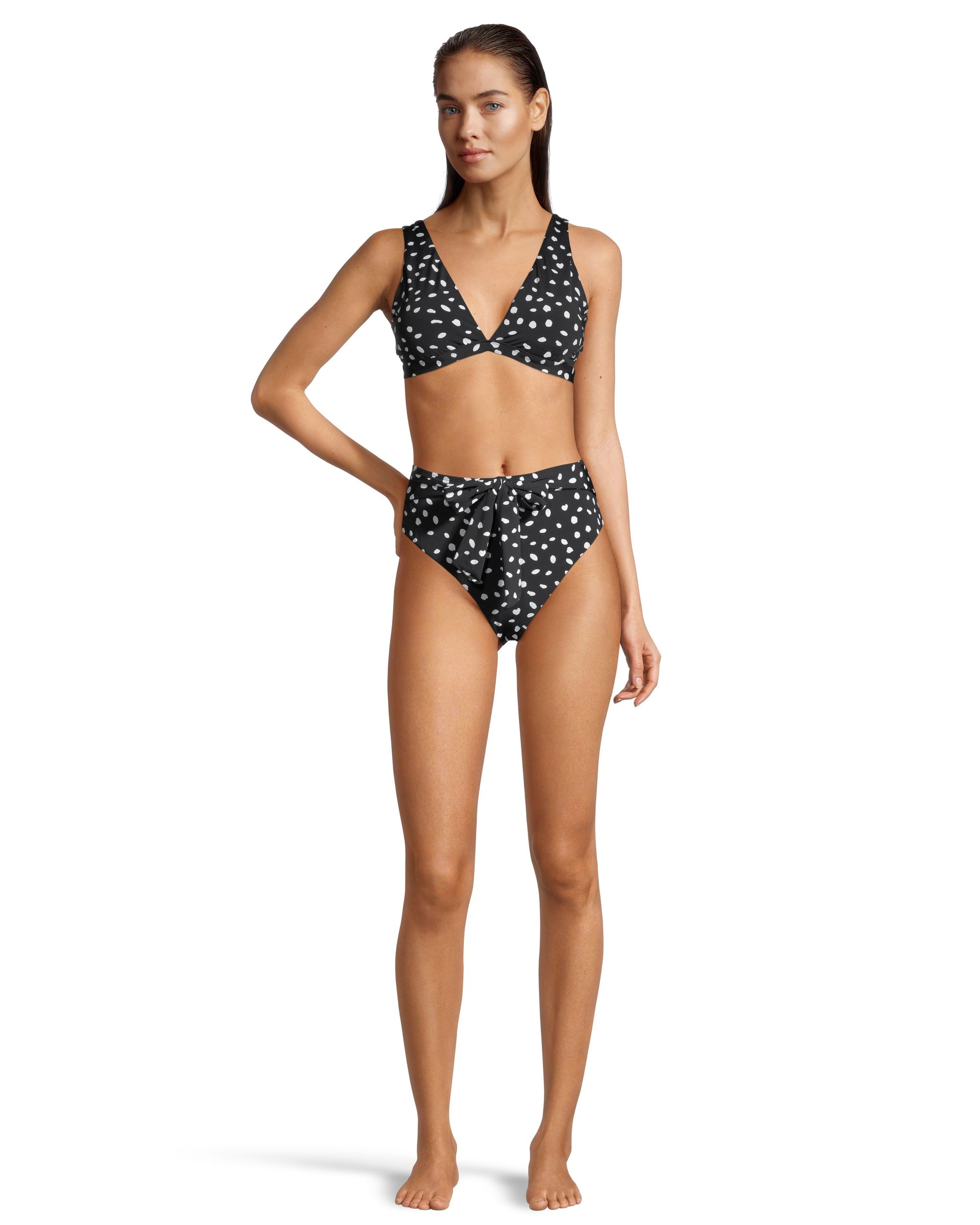 Ripzone Women's Mokomon Tie Back Swimsuit Bikini Top, Beach