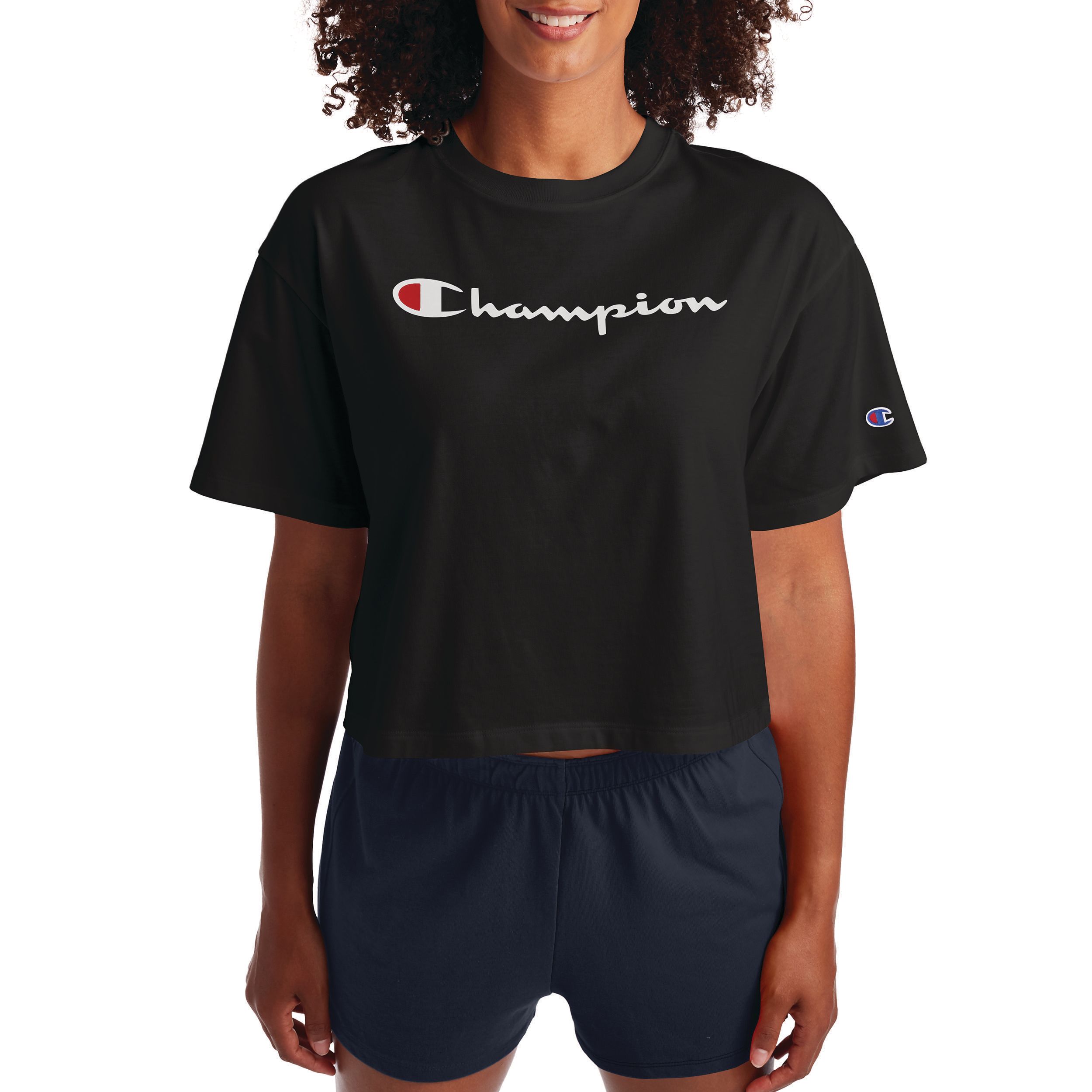 Champion Women's Sportswear Cropped T Shirt