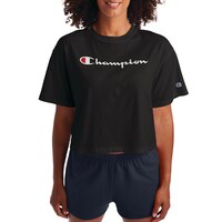 Champion Women's Sportswear Cropped T Shirt Front_Flat