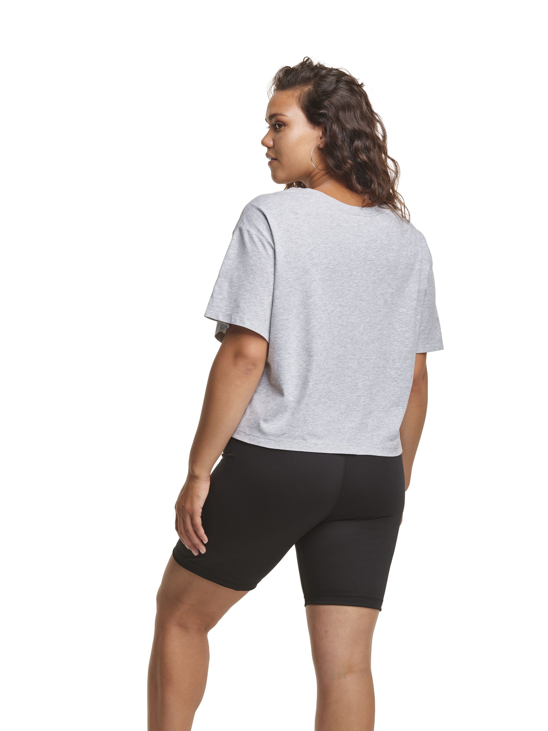 Champion Women's Sportswear Plus Size Cropped T Shirt