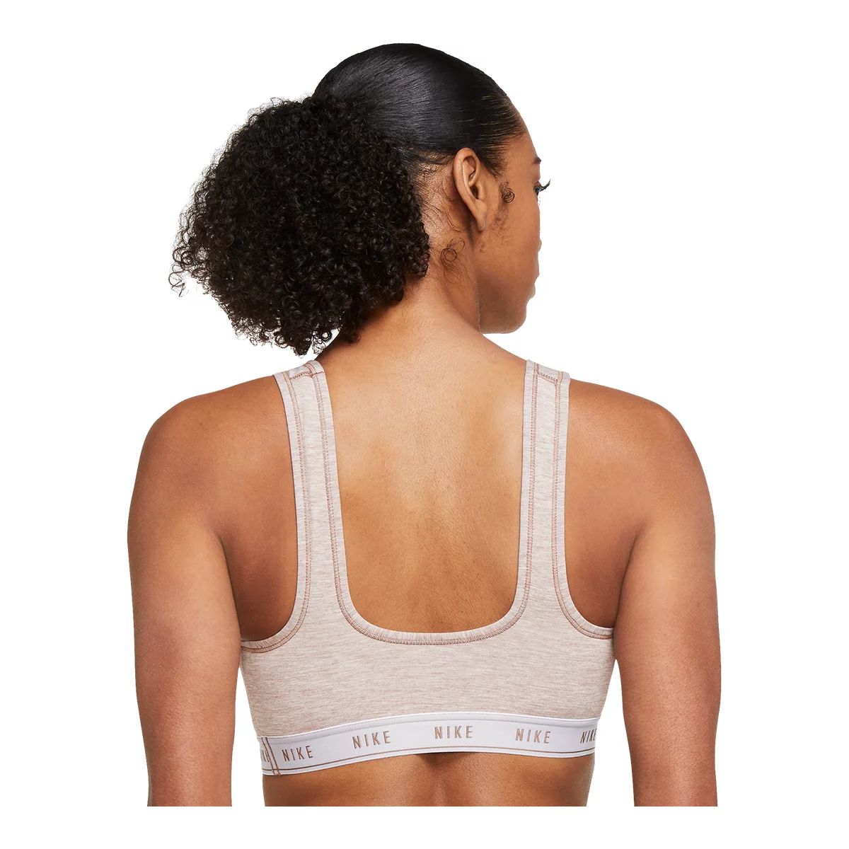 Nike Women's Swoosh Soft Tee Sports Bra, Medium Impact, Yoga