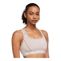 Nike Women's Swoosh Soft Tee Sports Bra, Medium Impact, Yoga Front_Angled_Right