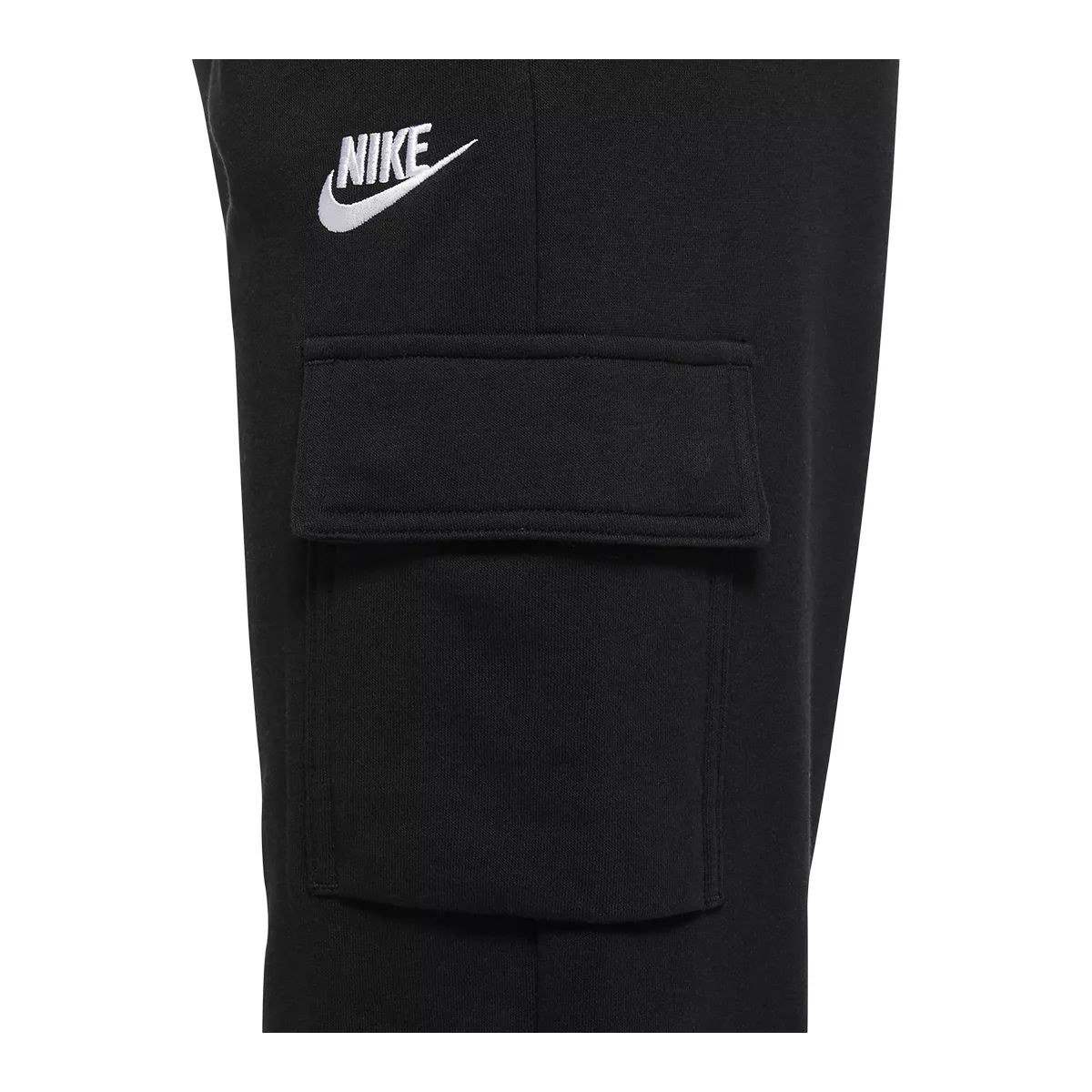 Nike Women's Essentials Cargo Fleece Pants, Casual, Lounge, Loose Fit