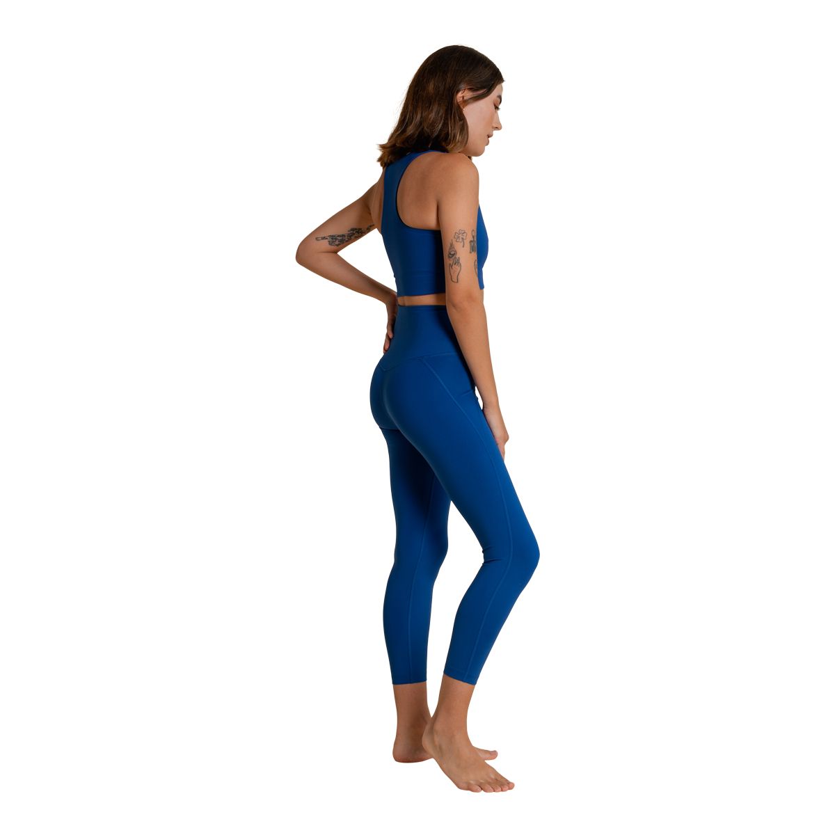 Girlfriend Collective Women's High Rise 3/4 Compressive Leggings