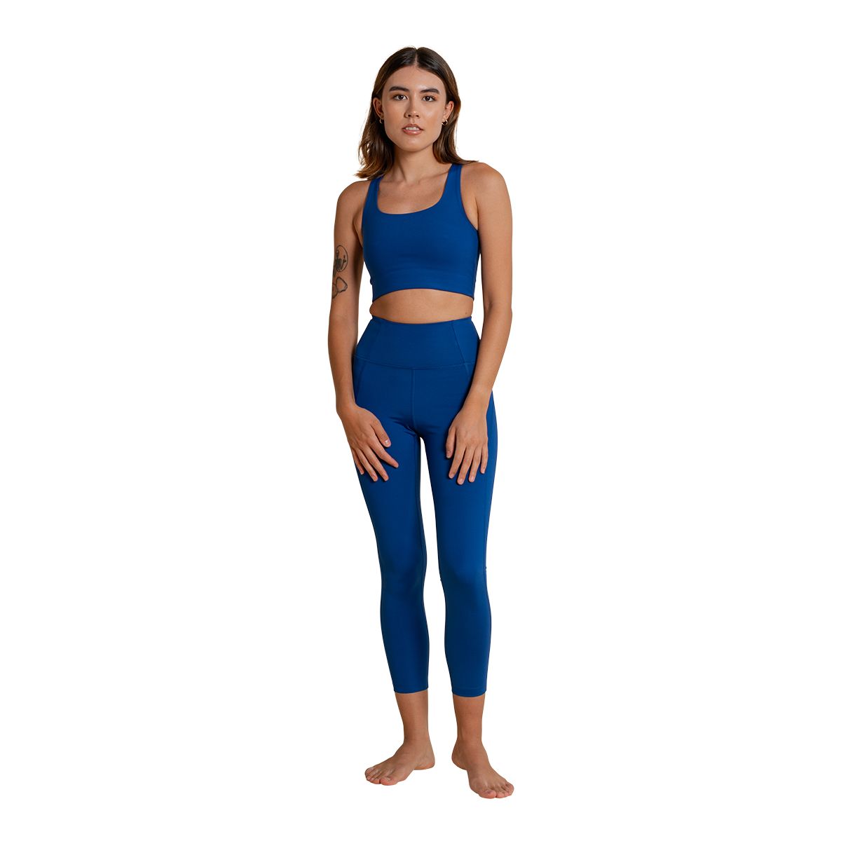 Girlfriend Collective Women's High Rise 3/4 Compressive Leggings