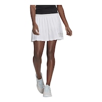 adidas Women's Club Pleated Tennis Skirt Front_Flat