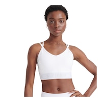 Superdry Women's Training Bra, Low Impact, Removable Pads Front_Flat