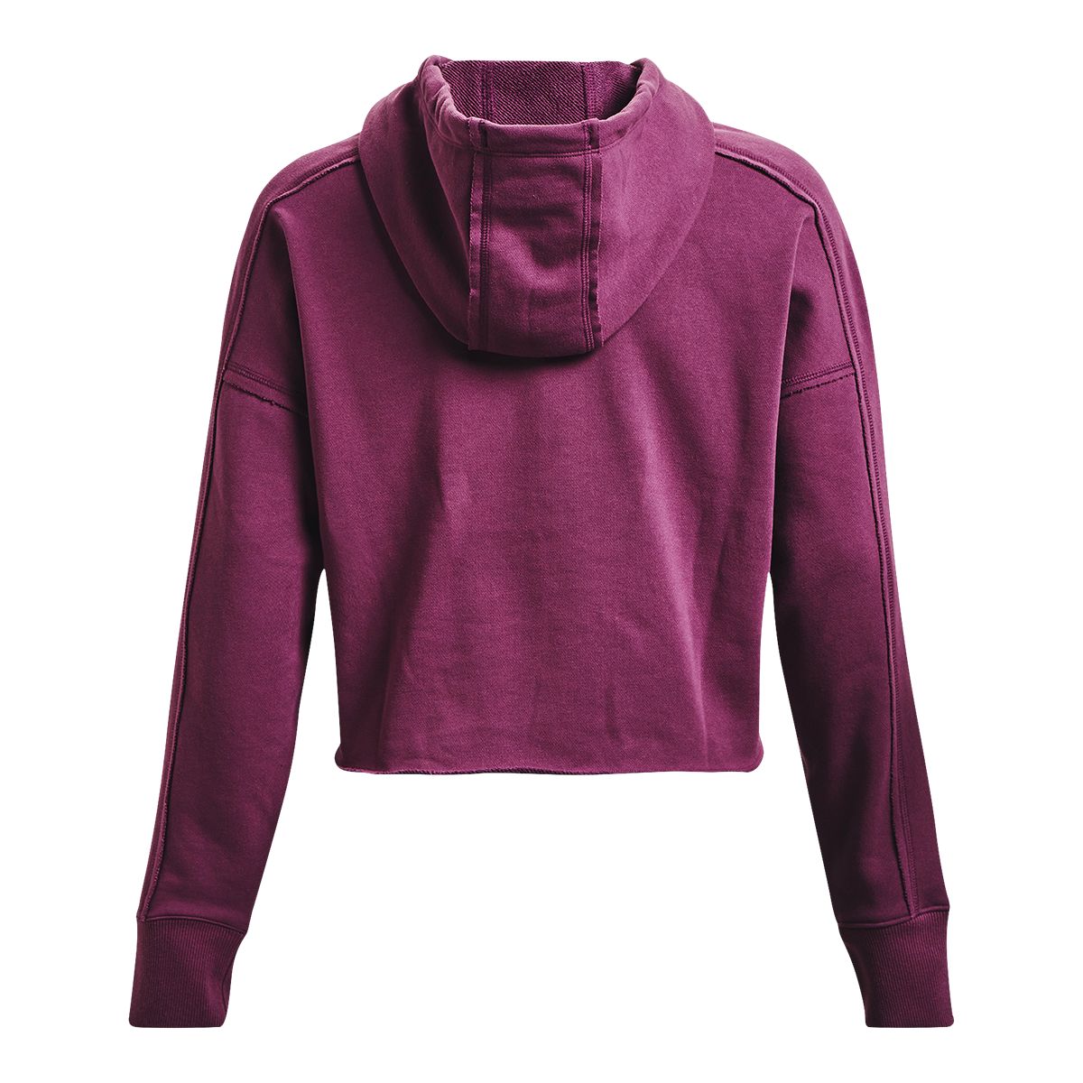 Under Armour Women's Heavy Terry Crop Pullover Cropped Hoodie, Moisture-Wicking