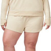 FWD Women's Plus Size Sweat Shorts Front_Flat