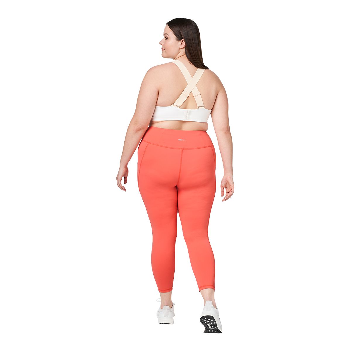 FWD Women's Push Multi-Strap Sports Bra, Medium Impact, Removable Pads