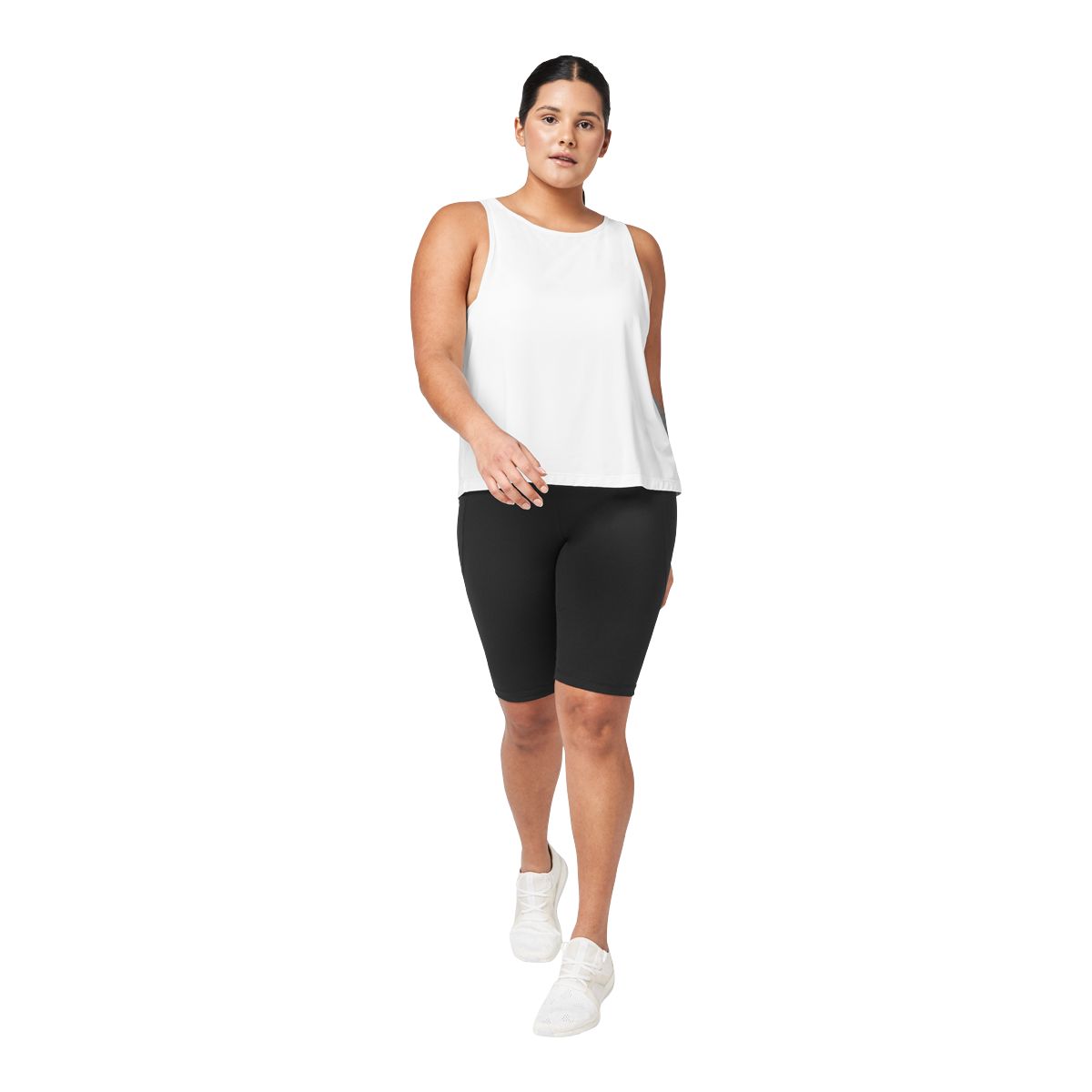 Popular Womens Bike Shorts Plus Size - Cotton Biker Shorts. Bermuda Long  Shorts for Women. Gym, Workout, Yoga Black 1X at  Women's Clothing  store