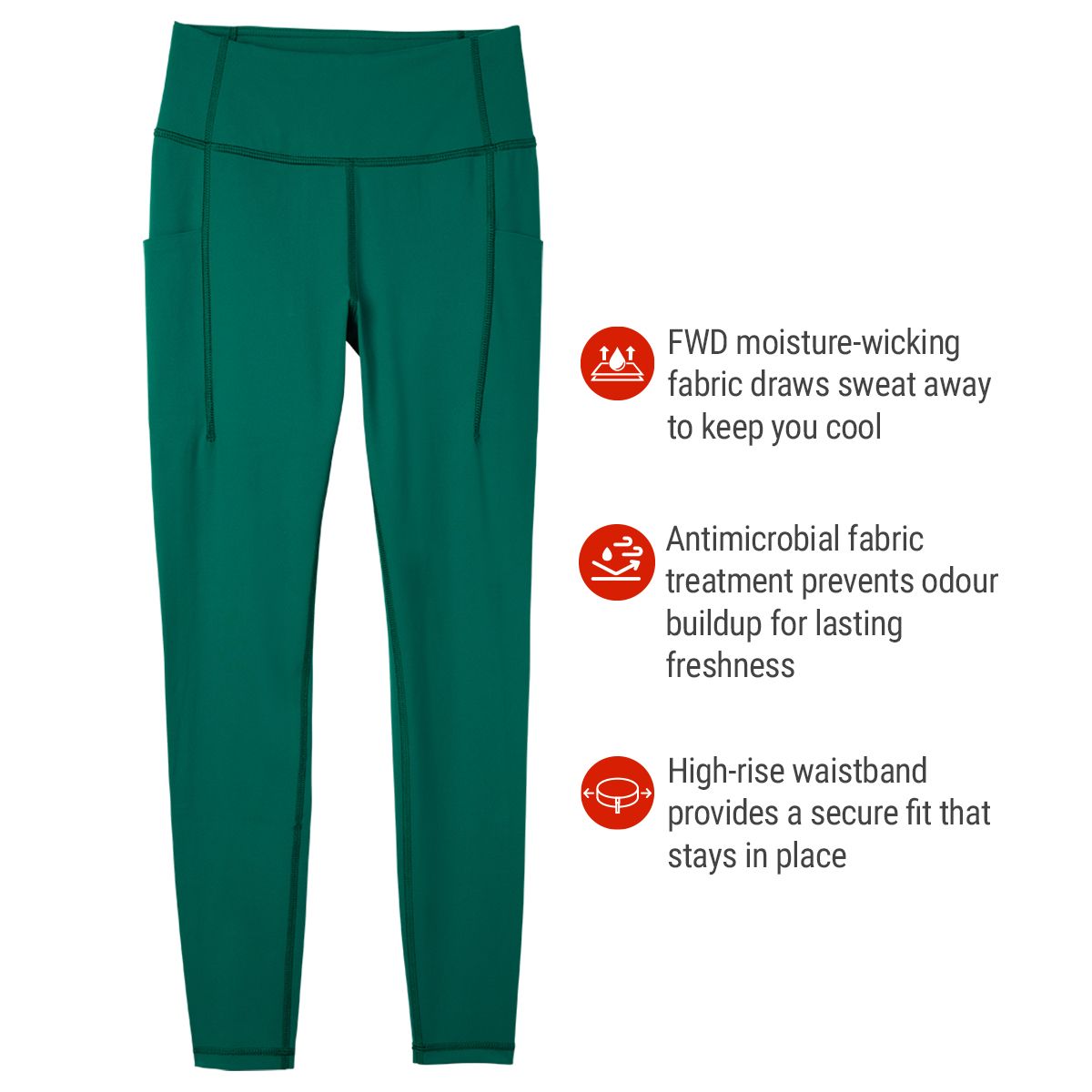 FWD Women's Push On The Fly 7/8 Training Leggings