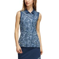 adidas Golf Women's Ultimate365 Sleeveless Polo Tank Front_Flat