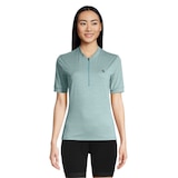 Diamondback Women's Half Zip Cycling Jersey, Relaxed Fit Front_Flat