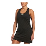 Nike Women's Racerback Cover Up Long Tank Dress Front_Angled_Left