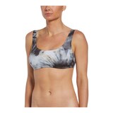 Nike Women's Tie Dye Scoop Neck Bralette Swimsuit Bikini Top, Sport Front_Angled_Left