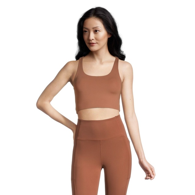 Girlfriend Collective Women's Paloma Sports Bra, Medium Impact, Longline